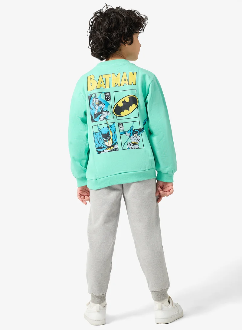 Warner Bros Kids Batman Sweatshirt And Sweatpants